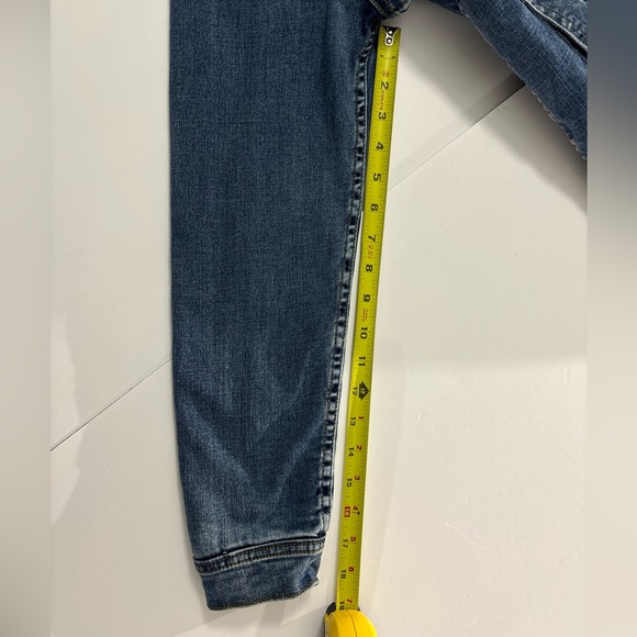 AG Adriano Goldschmied Denim Jacket Reversible Plaid Sleeves Sherpa Collar Large - Picture 14 of 16